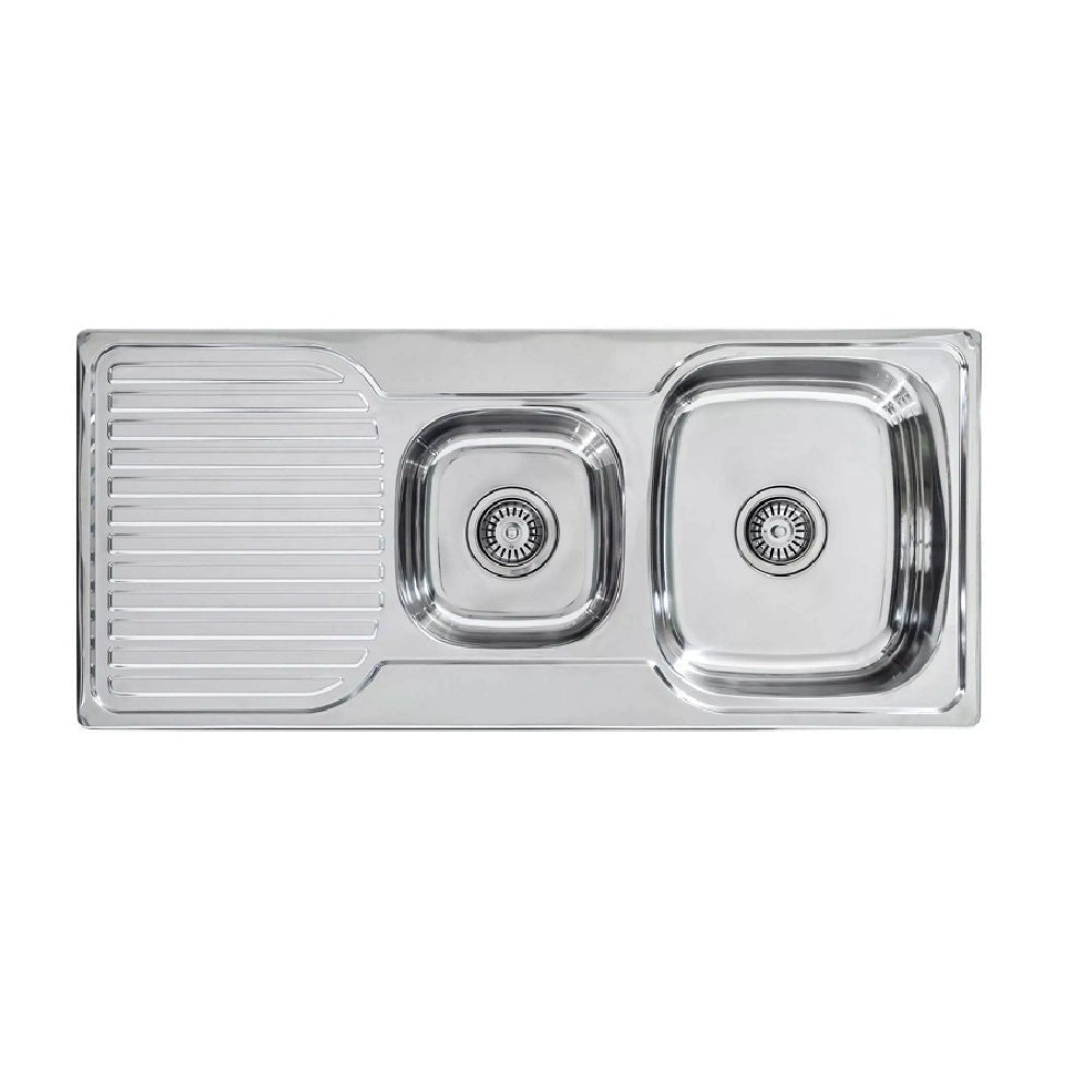 Seima 191612 Acero 980 1&3/4 Bowl Sink Abovemount (No taphole),Stainless Steel 1080x480mm - Sinks