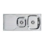 Seima 191612 Acero 980 1&3/4 Bowl Sink Abovemount (No taphole),Stainless Steel 1080x480mm - Sinks