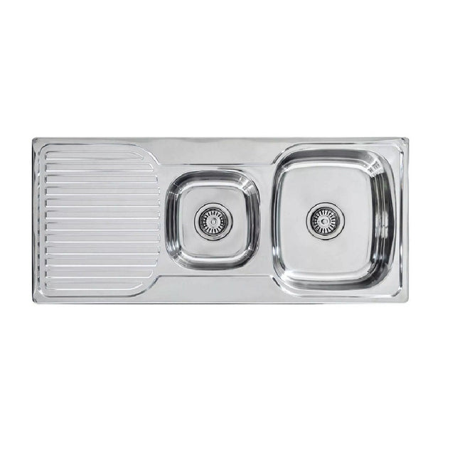 Seima 191612 Acero 980 1&3/4 Bowl Sink Abovemount (No taphole),Stainless Steel 1080x480mm - Sinks