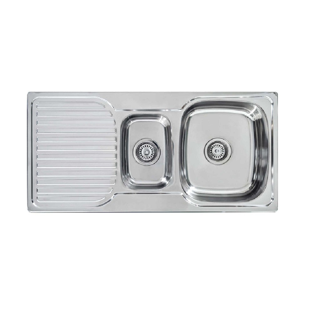 Seima 191630 Acero 980 1&1/2 Bowl Sink Abovemount (No taphole) Stainless Steel 980x480mm - Sinks
