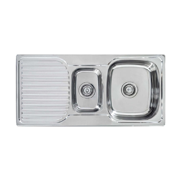 Seima 191630 Acero 980 1&1/2 Bowl Sink Abovemount (No taphole) Stainless Steel 980x480mm - Sinks