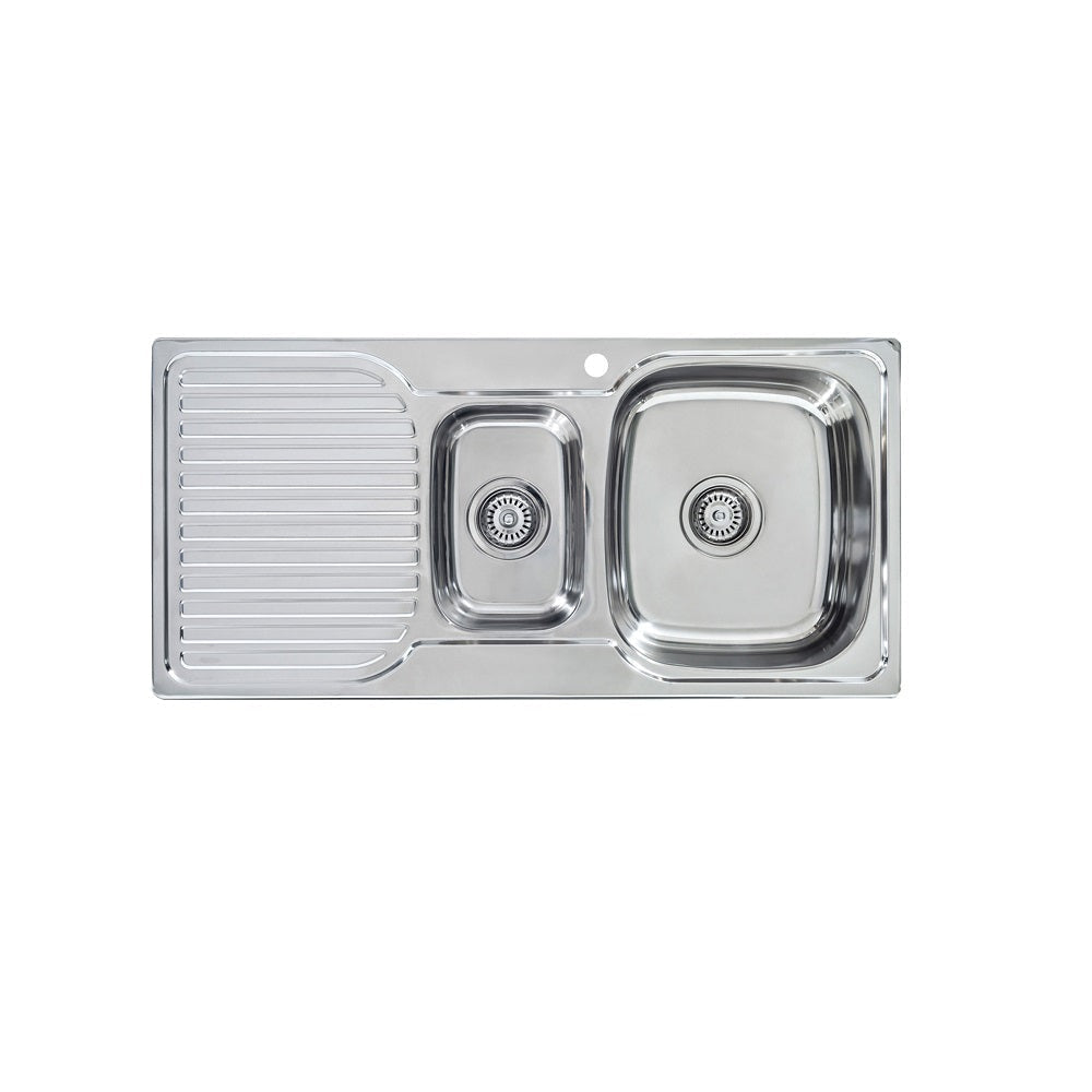 Seima 191631 Acero A980 1.5 Bowl Sink with Left Hand Drainer One Taphole - Sinks