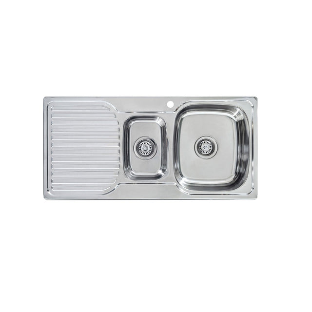 Seima 191631 Acero A980 1.5 Bowl Sink with Left Hand Drainer One Taphole - Sinks
