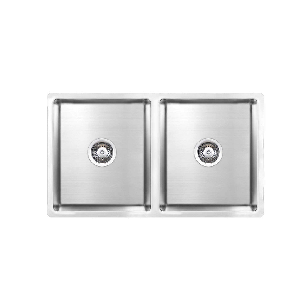 Seima 191924 Leto Sink 750 Double Bowl Abovemount/Undermount with Overflow Stainless Steel 750x440mm - Sinks