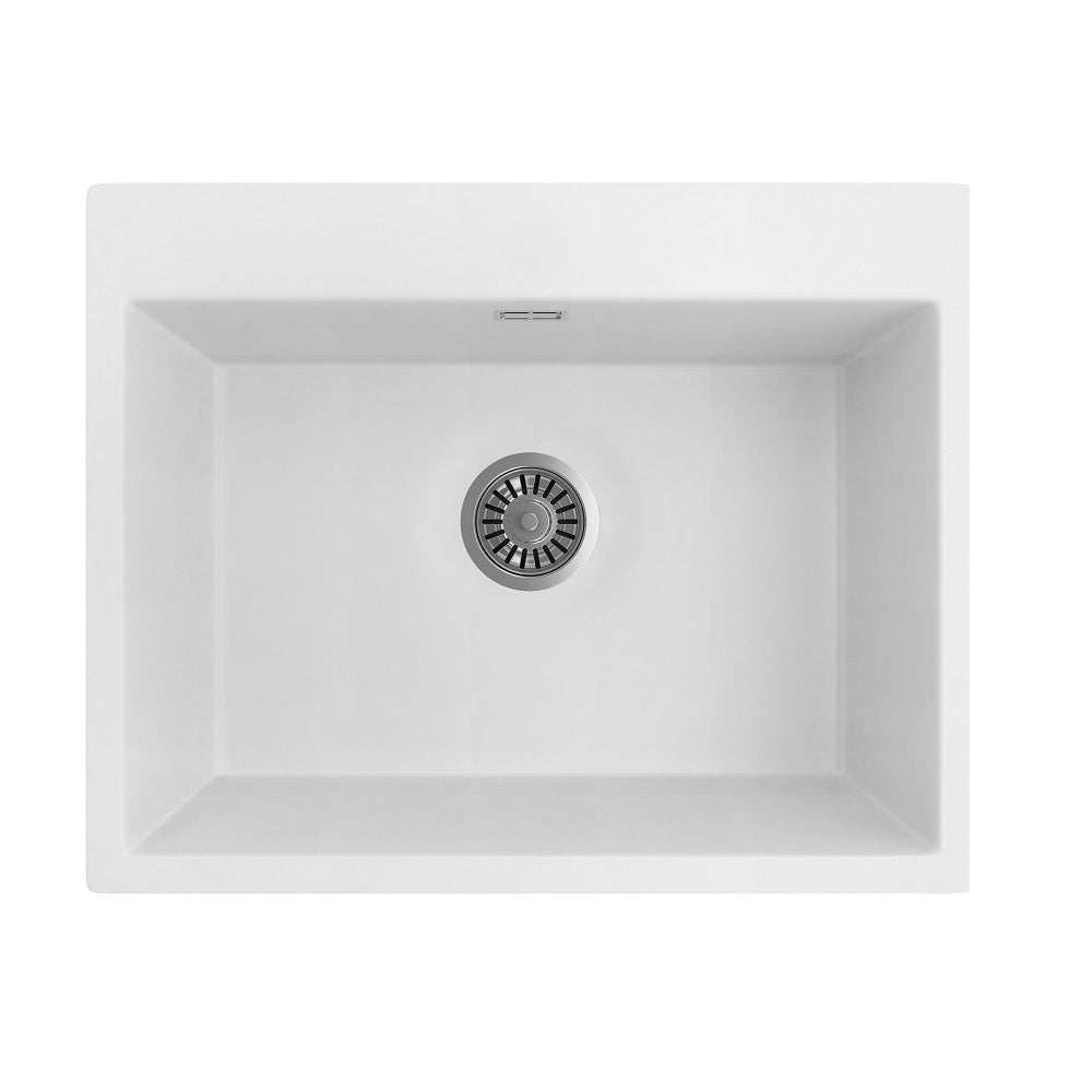 Seima 191986 Oros Sink Abovemount No Taphole White 620 x 500mm - Sinks