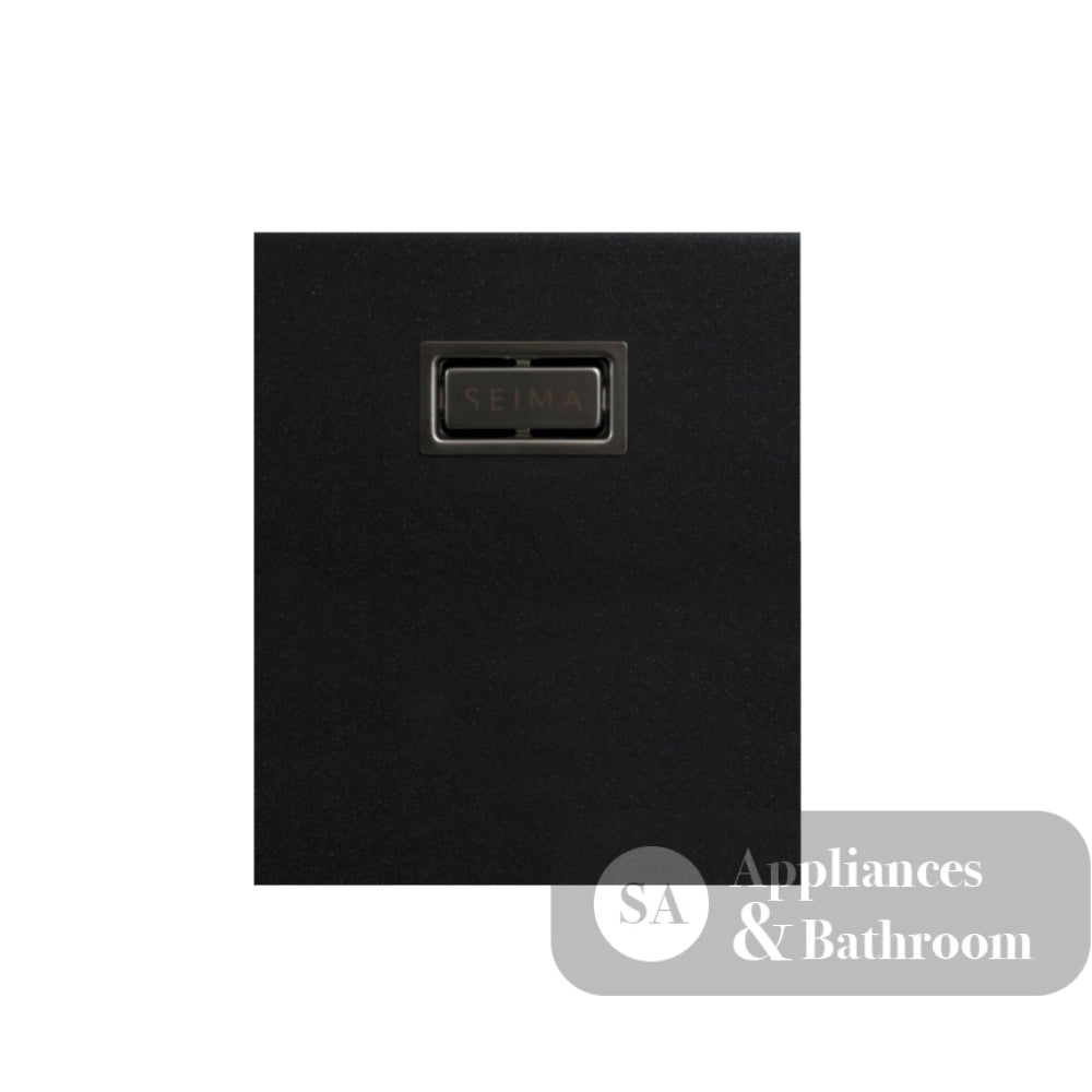 Seima 191988 Oros Sink Abovemount 3 Taphole Black 620x500mm - Sinks