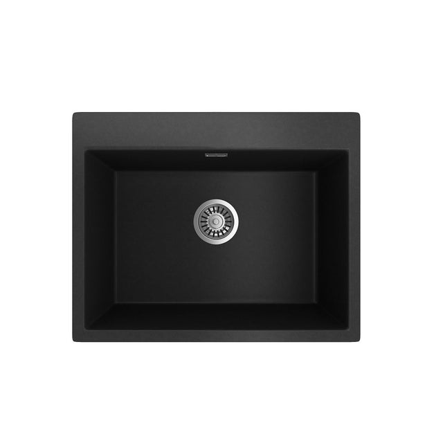 Seima 191989 Oros Sink Abovemount No Taphole Black 620 x 500mm - Sinks