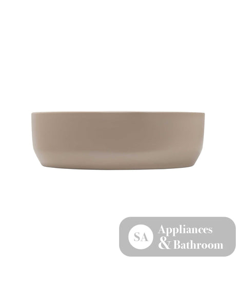 Seima 192029 Aurora 385 Above Counter Ceramic Basin Smoky Taupe Silk Matte Finish - Basins