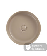 Seima 192029 Aurora 385 Above Counter Ceramic Basin Smoky Taupe Silk Matte Finish - Basins