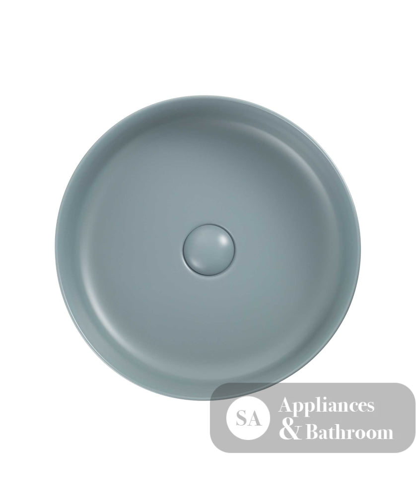 Seima 192030 Aurora 385 Above Counter Ceramic Basin Winter Sea Silk Matte Finish - Basins