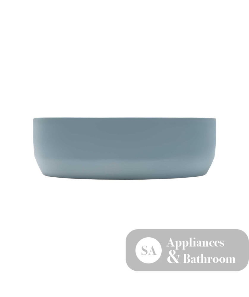 Seima 192030 Aurora 385 Above Counter Ceramic Basin Winter Sea Silk Matte Finish - Basins