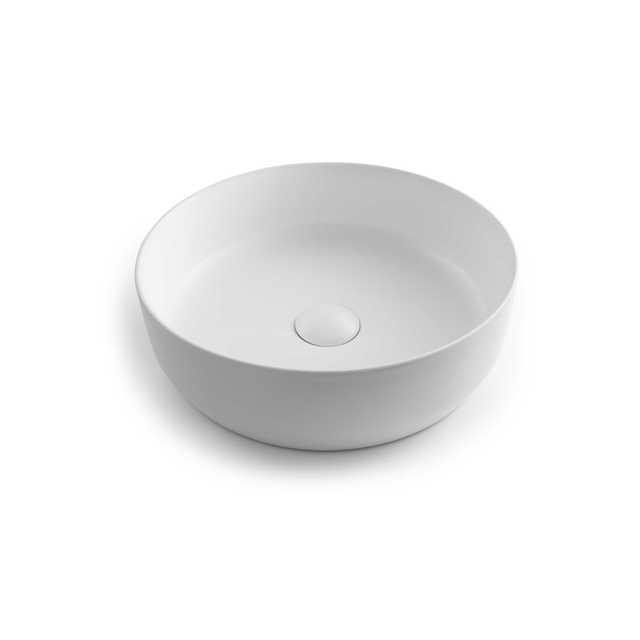 Seima 192031 Aurora 385 Above Counter Ceramic Basin White Silk Matte Finish - Basins