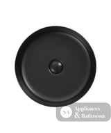 Seima 192032 Aurora 385 Above Counter Ceramic Basin Black Silk Matte Finish - Basins