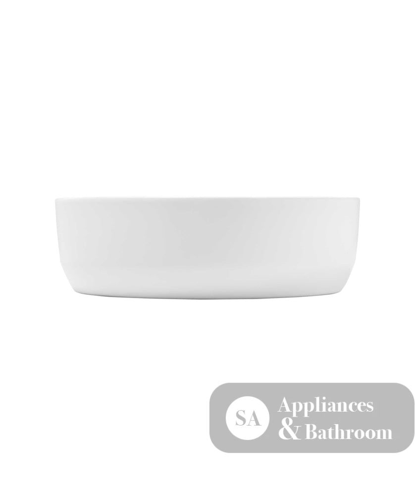Seima 192034 Aurora 385 Above Counter Ceramic Basin White Gloss Finish - Basins