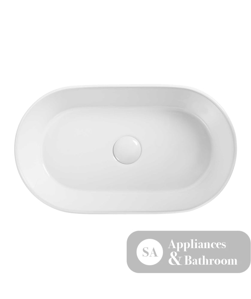 Seima 192066 Aurora 530 Above Counter Ceramic Basin White Gloss - Basins