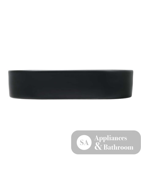 Seima 192068 Aurora 530 Above Counter Ceramic Basin Black Silk Matte - Basins