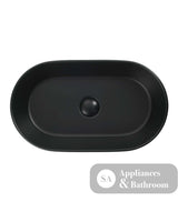 Seima 192068 Aurora 530 Above Counter Ceramic Basin Black Silk Matte - Basins