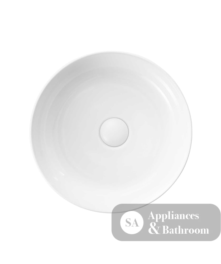 Seima 192072 Aurora 380 Above Counter Ceramic Basin White Gloss - Basins