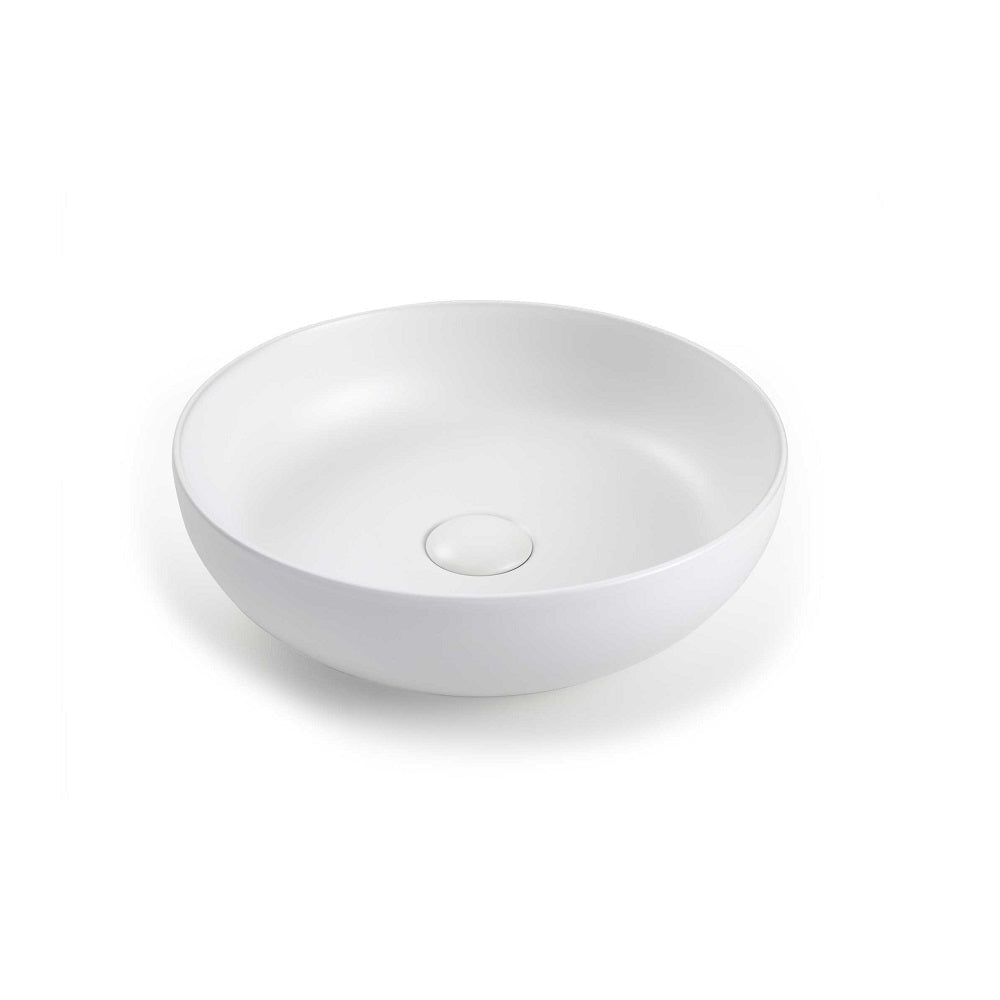 Seima 192073 Aurora 380 Above Counter Ceramic Basin White Silk Matte - Basins