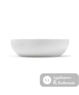Seima 192073 Aurora 380 Above Counter Ceramic Basin White Silk Matte - Basins