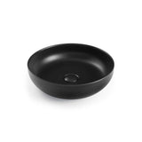 Seima 192074 Aurora 380 Above Counter Ceramic Basin Black Silk Matte - Basins