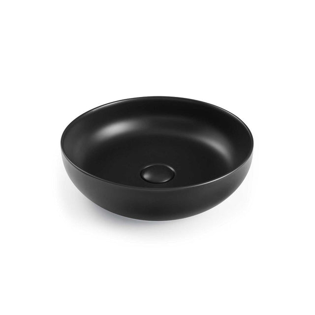 Seima 192074 Aurora 380 Above Counter Ceramic Basin Black Silk Matte - Basins