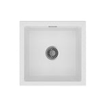 Seima 192183 Oros Arqstone Sink Abovemount/Overmount No Taphole White 450x440mm - Sinks