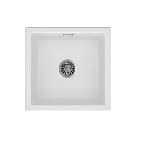 Seima 192183 Oros Arqstone Sink Abovemount/Overmount No Taphole White 450x440mm - Sinks