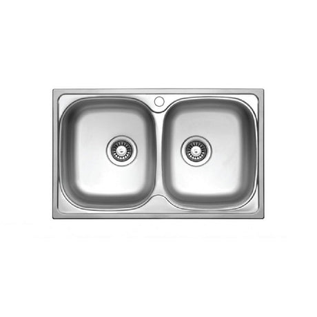 Seima 192373 Acero 780 Abovemount Sink 1 Tap Hole Stainless Steel - Sinks