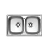 Seima 192374 Acero 780 Abovemount Sink No Tap Hole Stainless Steel - Sinks