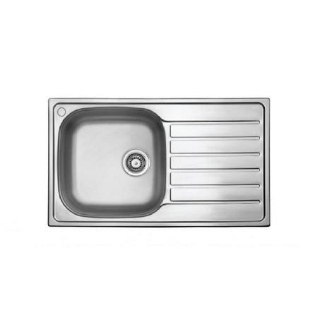 Seima 192377 Acero 860 Abovemount Sink 1 Tap Hole Right Hand Drainer Stainless Steel - Sinks