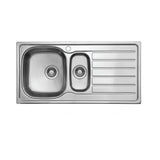 Seima 192383 Acero 1000 Abovemount Sink 1 Tap Hole Right Hand Drainer Stainless Steel - Sinks