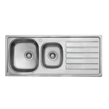 Seima 192389 Acero 1160 Sink Abovemount 1 Tap Hole,Right Hand Drainer Stainless Steel - Sinks