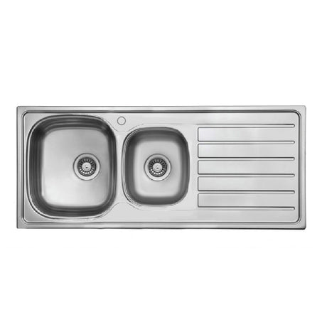 Seima 192389 Acero 1160 Sink Abovemount 1 Tap Hole,Right Hand Drainer Stainless Steel - Sinks