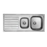 Seima 192390 Acero 1160 Sink Abovemount 1 Tap Hole Left Hand Drainer Stainless Steel - Sinks