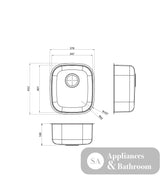 Seima 192403 Acero 345 Sink Undermount Stainless Steel - Sinks