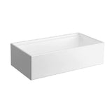 Seima 192526 Odessa 920 Ceramic Butler Sink Single Bowl 915x485mm Workstation White Gloss with Brushed Gold Basket