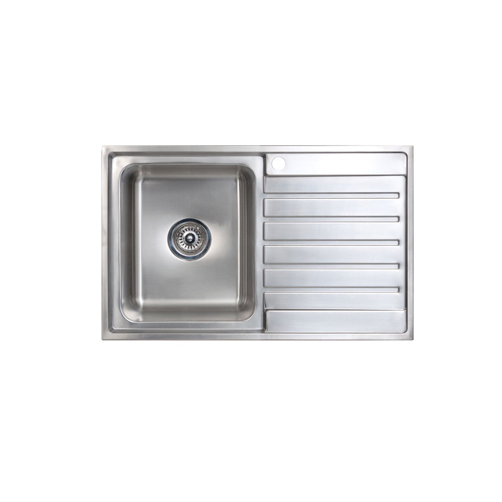 Seima Kubic 100 One Bowl Sink with Right Hand Drainer One Taphole 191639 - Sinks