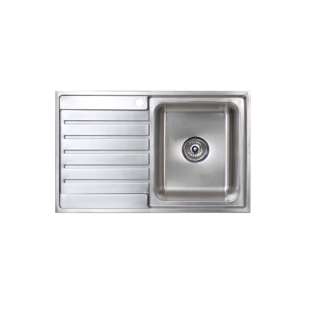 Seima Kubic 100 Single Bowl Sink with Left Hand Drainer One Taphole 191637 - Sinks