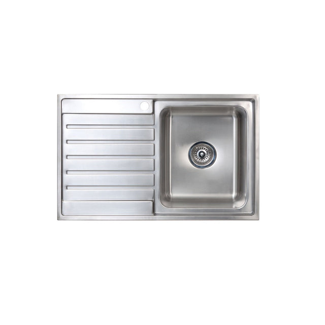 Seima Kubic 100 Single Bowl Sink with Left Hand Drainer One Taphole 191637 - Sinks