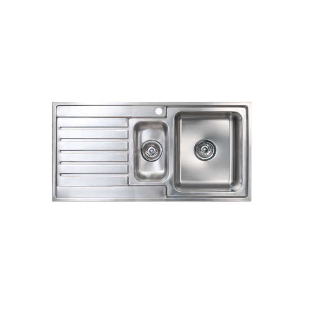 Seima Kubic 150 Sink 1.5 Bowl with Left Hand Drainer One Taphole 191642 - Sinks