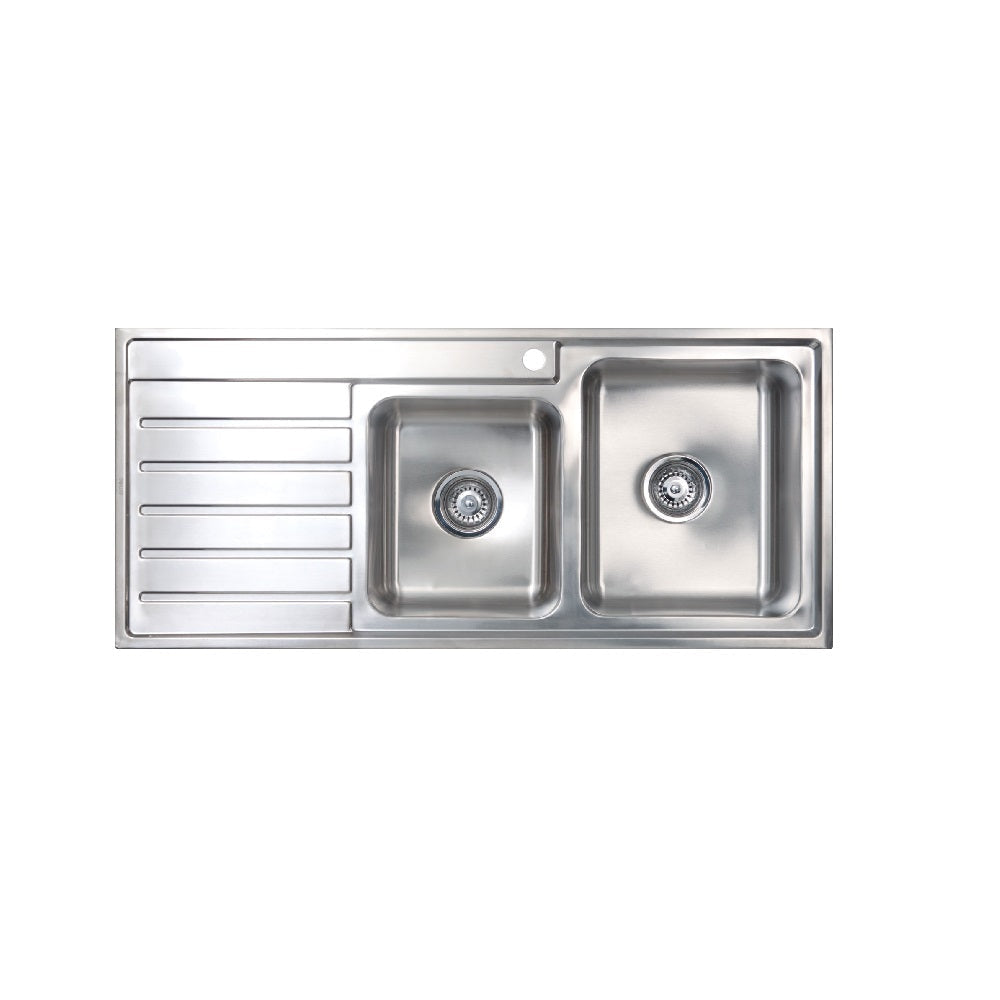Seima Kubic 175 1.75 Bowl Sink with Left Hand Drainer One Taphole 191645 - Sinks