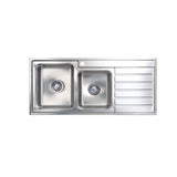 Seima Kubic 175 Sink 1.75 Bowl with Right Hand Drainer One Taphole 191647 - Sinks