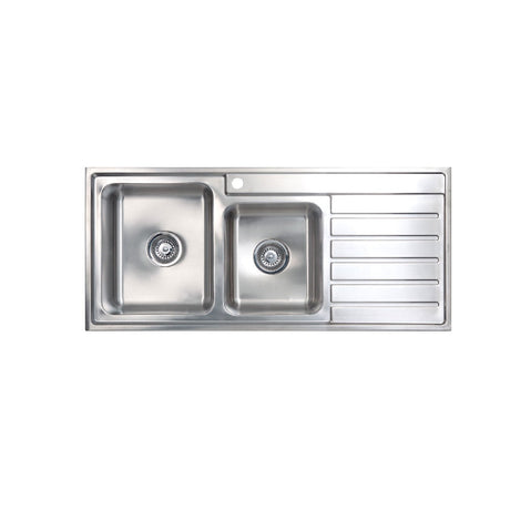Seima Kubic 175 Sink 1.75 Bowl with Right Hand Drainer One Taphole 191647 - Sinks