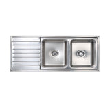Seima Kubic 200 Double Bowl Sink with Left Hand Drainer One Taphole 191651 - Sinks