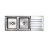 Seima Kubic 200 Double Bowl Sink with Right Hand Drainer One Taphole 191652 - Sinks