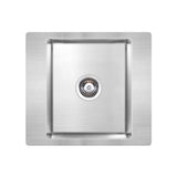 Seima Kubic 510 Care Topmount Sink 1 Bowl (No Taphole) with Overflow 510x460mm Stainless Steel 192979 - Sinks