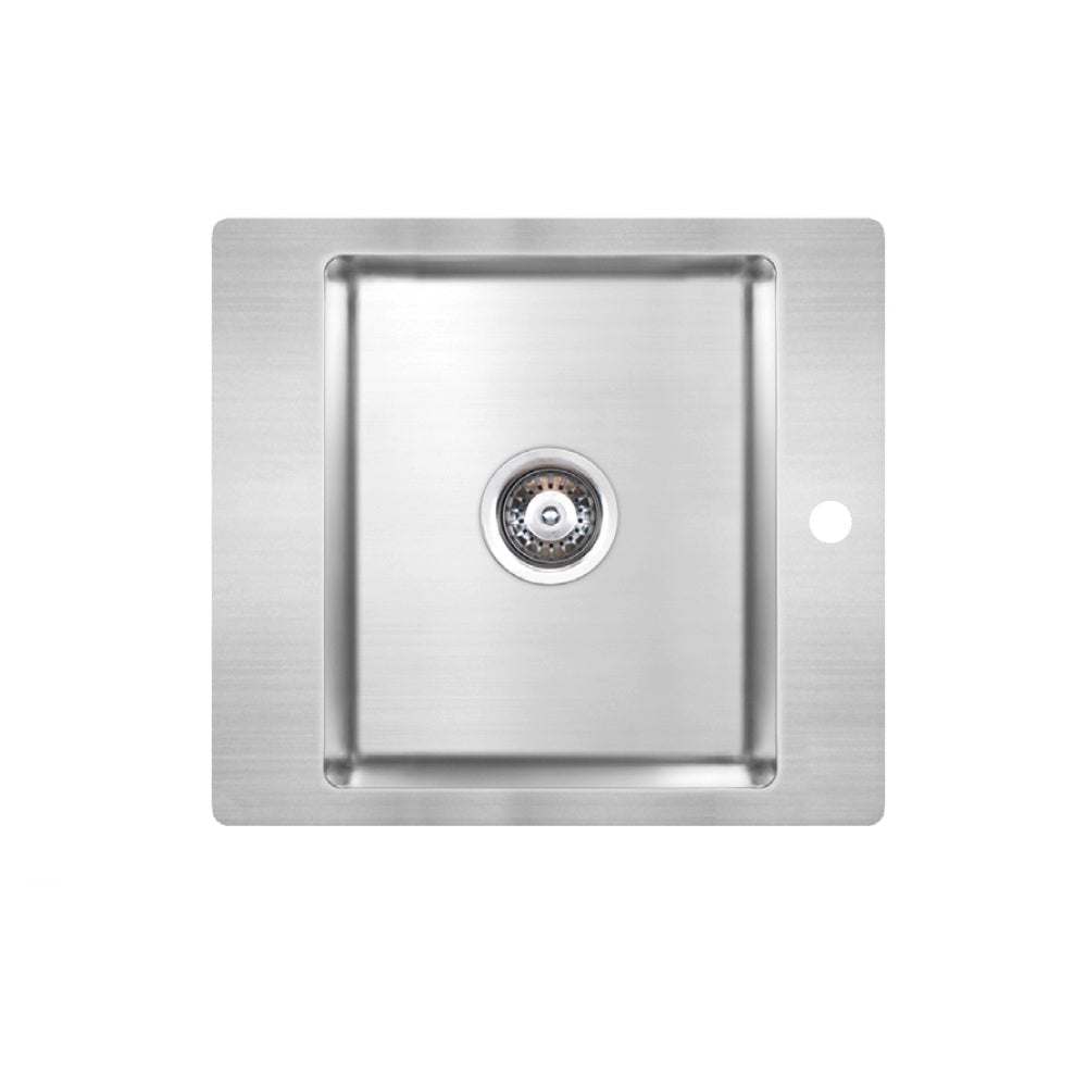 Seima Kubic 510 Care Topmount Sink 1 Bowl (1 Taphole) 510x460mm Stainless Steel 192928 - Sinks