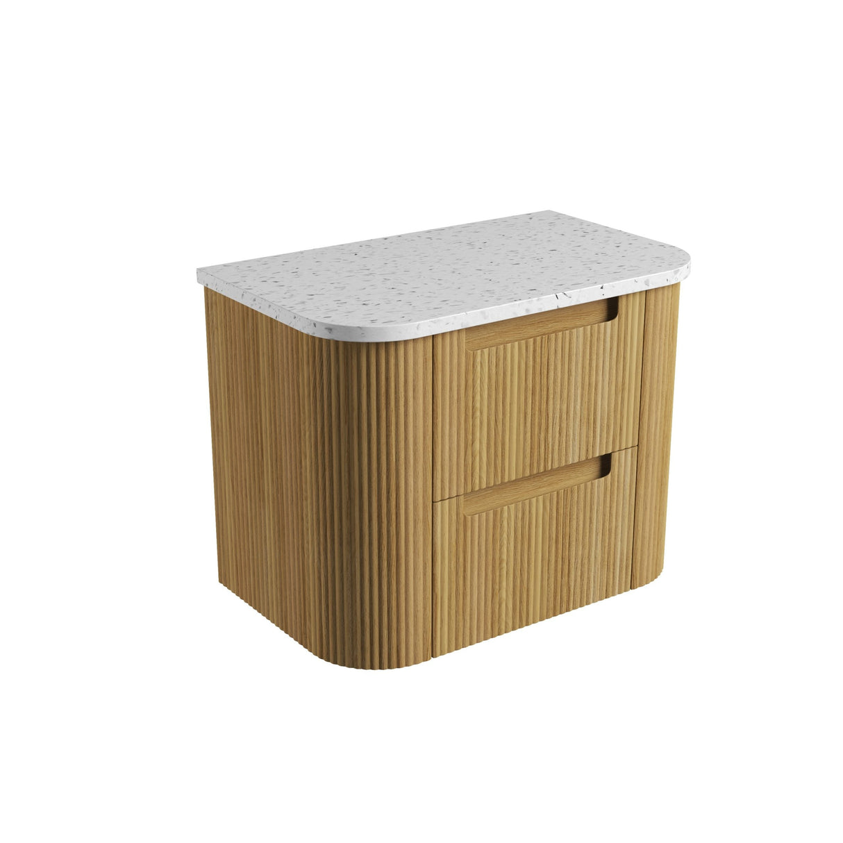 Aulic 900mm Varcelli Tier Wall Hung Vanity CAWH54-900-ST Snow - Stone Top Vanity Units