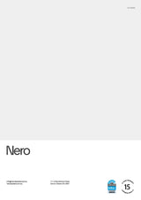 Nero York Straight Tall Basin Mixer, Black Porcelain Lever Chrome NR692101A03CH